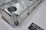 Aluminum Valve Covers BEFORE Chrome-Like Metal Polishing and Buffing Services / Restoration Services - Aluminum Polishing - Valve Cover Polishing