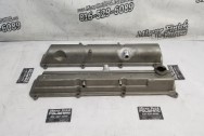 Toyota Supra Aluminum Valve Covers BEFORE Chrome-Like Metal Polishing - Aluminum Polishing - Valve Cover Polishing Service 