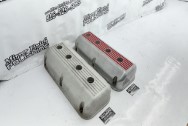 Aluminum Valve Cover Project BEFORE Chrome-Like Metal Polishing and Buffing Services | Restoration Services - Custom Painting Services | Valve Cover Polishing