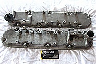 Chevy LS Valve Covers BEFORE Chrome-Like Metal Polishing and Buffing Services / Restoration Services 