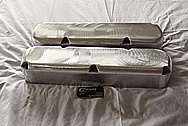 Aluminum Valve Covers BEFORE Chrome-Like Metal Polishing and Buffing Services / Restoration Services 