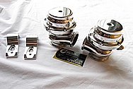 Toyota Supra 2JZGTE Wastegate AFTER Chrome-Like Metal Polishing and Buffing Services