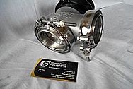 Precision Turbo Aluminum Wastegate BEFORE Chrome-Like Metal Polishing and Buffing Services / Restoration Services 