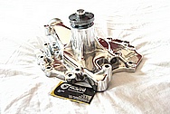 Edelbrock Aluminum Water Pump AFTER Chrome-Like Metal Polishing and Buffing Services