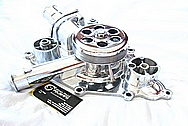 Dodge Hemi 6.1L Engine Aluminum Water Pump AFTER Chrome-Like Metal Polishing and Buffing Services