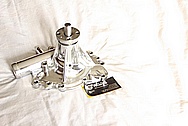 Engine Aluminum Water Pump AFTER Chrome-Like Metal Polishing and Buffing Services / Restoration Services 