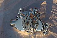 Pontiac V8 Aluminum Waterpump AFTER Chrome-Like Metal Polishing and Buffing Services