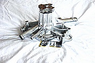 Mopar Aluminum Water Pump AFTER Chrome-Like Metal Polishing and Buffing Services / Restoration Services