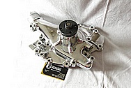 Aluminum Ford Racing Water Pump AFTER Chrome-Like Metal Polishing and Buffing Services / Restoration Services