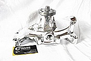 Stewart Aluminum Water Pump Housing AFTER Chrome-Like Metal Polishing and Buffing Services / Restoration Services 