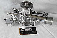 Aluminum V8 Engine Waterpump AFTER Chrome-Like Metal Polishing and Buffing Services / Restoration Services