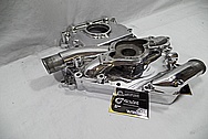 Aluminum V8 Engine Waterpump AFTER Chrome-Like Metal Polishing and Buffing Services / Restoration Services
