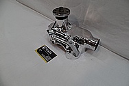 Aluminum V8 Engine Waterpump AFTER Chrome-Like Metal Polishing and Buffing Services / Restoration Services