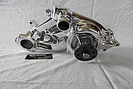 Aluminum Edelbrock Water Pump AFTER Chrome-Like Metal Polishing and Buffing Services / Restoration Services