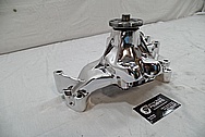 Aluminum Weiand Water Pump AFTER Chrome-Like Metal Polishing and Buffing Services / Restoration Services