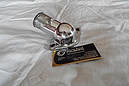 Pontiac OHC Aluminum Thermostat Housing AFTER Chrome-Like Metal Polishing and Buffing Services / Restoration Services