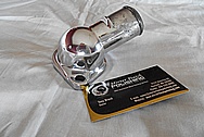 Pontiac OHC Aluminum Thermostat Housing AFTER Chrome-Like Metal Polishing and Buffing Services / Restoration Services