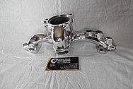 Mitsubishi 3000GT Aluminum Water Distribution Piece AFTER Chrome-Like Metal Polishing and Buffing Services / Restoration Services 