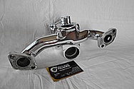 Mitsubishi 3000GT Aluminum Water Distribution Piece AFTER Chrome-Like Metal Polishing and Buffing Services / Restoration Services 