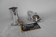 Toyota Supra 2JZ-GTE Aluminum Thermostat Housing AFTER Chrome-Like Metal Polishing and Buffing Services / Restoration Services 