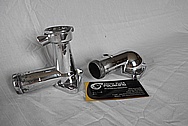 Toyota Supra 2JZ-GTE Aluminum Thermostat Housing AFTER Chrome-Like Metal Polishing and Buffing Services / Restoration Services 