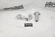 Toyota Supra Aluminum Water Piece AFTER Chrome-Like Metal Polishing - Aluminum Polishing - Waterpump Parts Polishing - 2JZ-GTE 