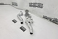 Nissan 300ZX Aluminum Water Pump Pieces AFTER Chrome-Like Metal Polishing - Aluminum Polishing - Waterpump Parts Polishing