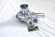 1989 Chevy Camaro V8 350 Cu. In. 5.7L Engine Aluminum Water Pump AFTER Chrome-Like Metal Polishing and Buffing Services