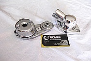 Chevrolet ZL-1 V8 Aluminum Thermostat Housing AFTER Chrome-Like Metal Polishing and Buffing Services