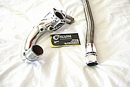 Toyota Supra 2JZ - GTE Aluminum Waterneck AFTER Chrome-Like Metal Polishing and Buffing Services