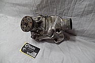 Aluminum V8 Engine Waterpump BEFORE Chrome-Like Metal Polishing and Buffing Services / Restoration Services