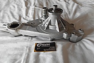 Aluminum Water Pump BEFORE Chrome-Like Metal Polishing and Buffing Services / Restoration Services