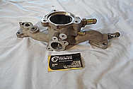 Aluminum Water Pump BEFORE Chrome-Like Metal Polishing and Buffing Services / Restoration Services