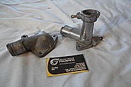 Aluminum Water Pump BEFORE Chrome-Like Metal Polishing and Buffing Services / Restoration Services