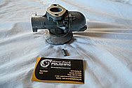 Aluminum Water Pump BEFORE Chrome-Like Metal Polishing and Buffing Services / Restoration Services