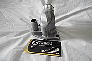 Aluminum Edelbrock Water Pump BEFORE Chrome-Like Metal Polishing and Buffing Services / Restoration Services