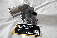 Aluminum Water Pump Piece BEFORE Chrome-Like Metal Polishing and Buffing Services / Restoration Services