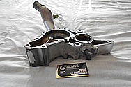 Aluminum Water Pump for Mozda RX7 BEFORE Chrome-Like Metal Polishing and Buffing Services / Restoration Services