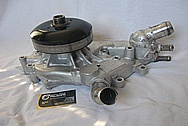 LS1 V8 Aluminum Water Pump BEFORE Chrome-Like Metal Polishing and Buffing Services