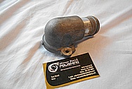 Aluminum Weiand Water Pump BEFORE Chrome-Like Metal Polishing and Buffing Services / Restoration Services