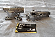 Jaguar Aluminum Water Pipe BEFORE Chrome-Like Metal Polishing and Buffing Services / Restoration Services 