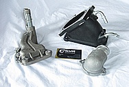 2007 Ford GT500 V8 Thermostat Housing BEFORE Chrome-Like Metal Polishing and Buffing Services