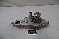 Aluminum Water Pump BEFORE Chrome-Like Metal Polishing and Buffing Services / Restoration Services