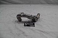 Toyota Supra 2JZ-GTE Aluminum Upper Water Housing Piece BEFORE Chrome-Like Metal Polishing - Aluminum Polishing 