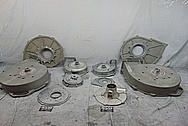 Fasco Aluminum Cast Liquid Pump BEFORE Chrome-Like Metal Polishing and Buffing Services - Aluminum Polishing Services - Cast Aluminum Polishing 