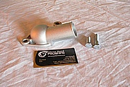 V8 Aluminum Thermostat Housing BEFORE Chrome-Like Metal Polishing and Buffing Services