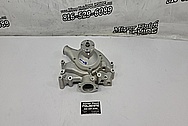 Mopar Performance Aluminum Water Pump BEFORE Chrome-Like Metal Polishing and Buffing Services / Restoration Services - Aluminum Polishing - Water Pump Polishing