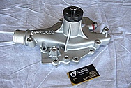 Edelbrock Aluminum Water Pump BEFORE Chrome-Like Metal Polishing and Buffing Services