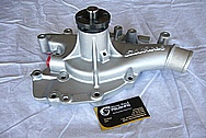 Edelbrock Aluminum Water Pump BEFORE Chrome-Like Metal Polishing and Buffing Services