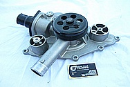 Dodge Hemi 6.1L Engine Aluminum Water Pump BEFORE Chrome-Like Metal Polishing and Buffing Services